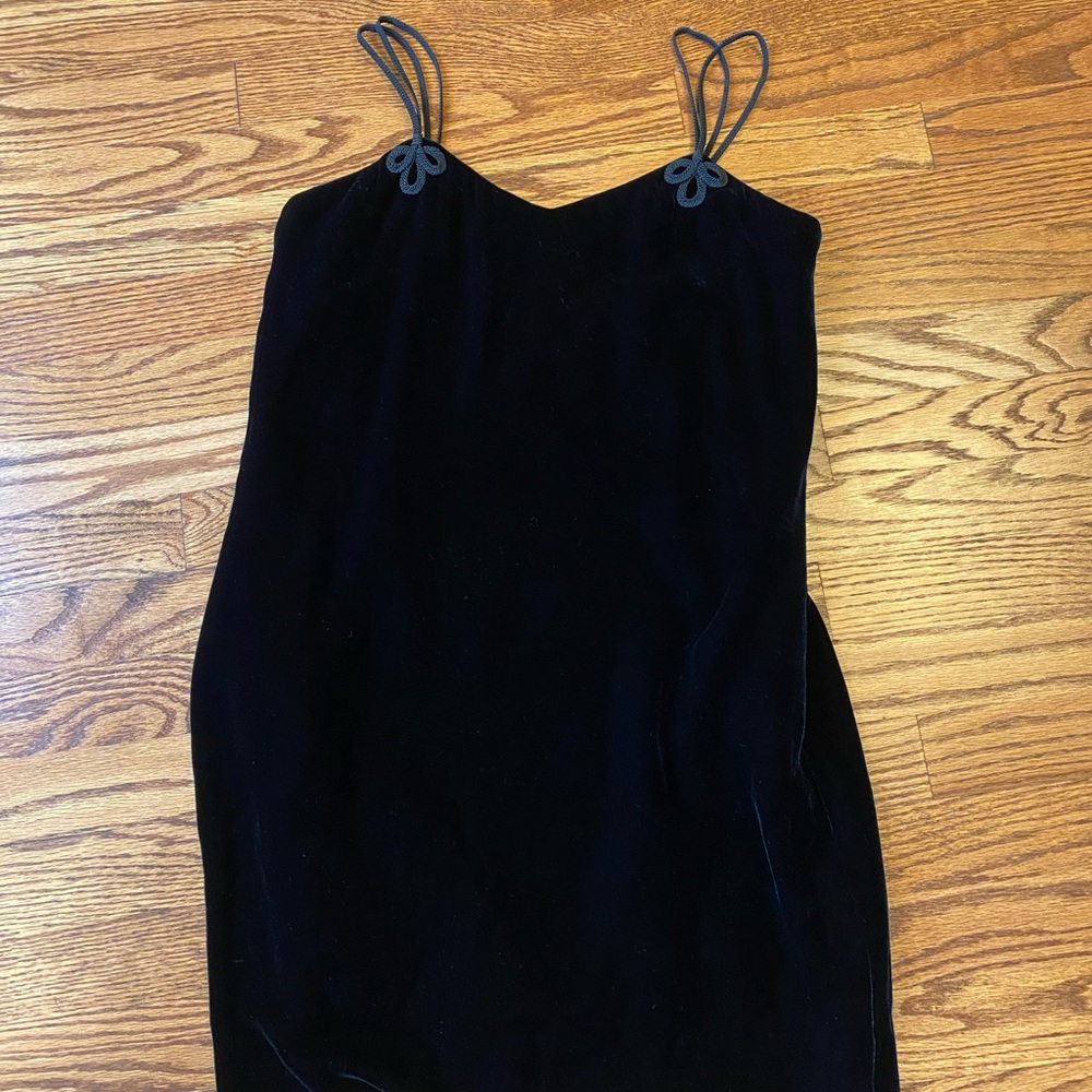 Vintage Ralph Lauren Velvet Mini Dress